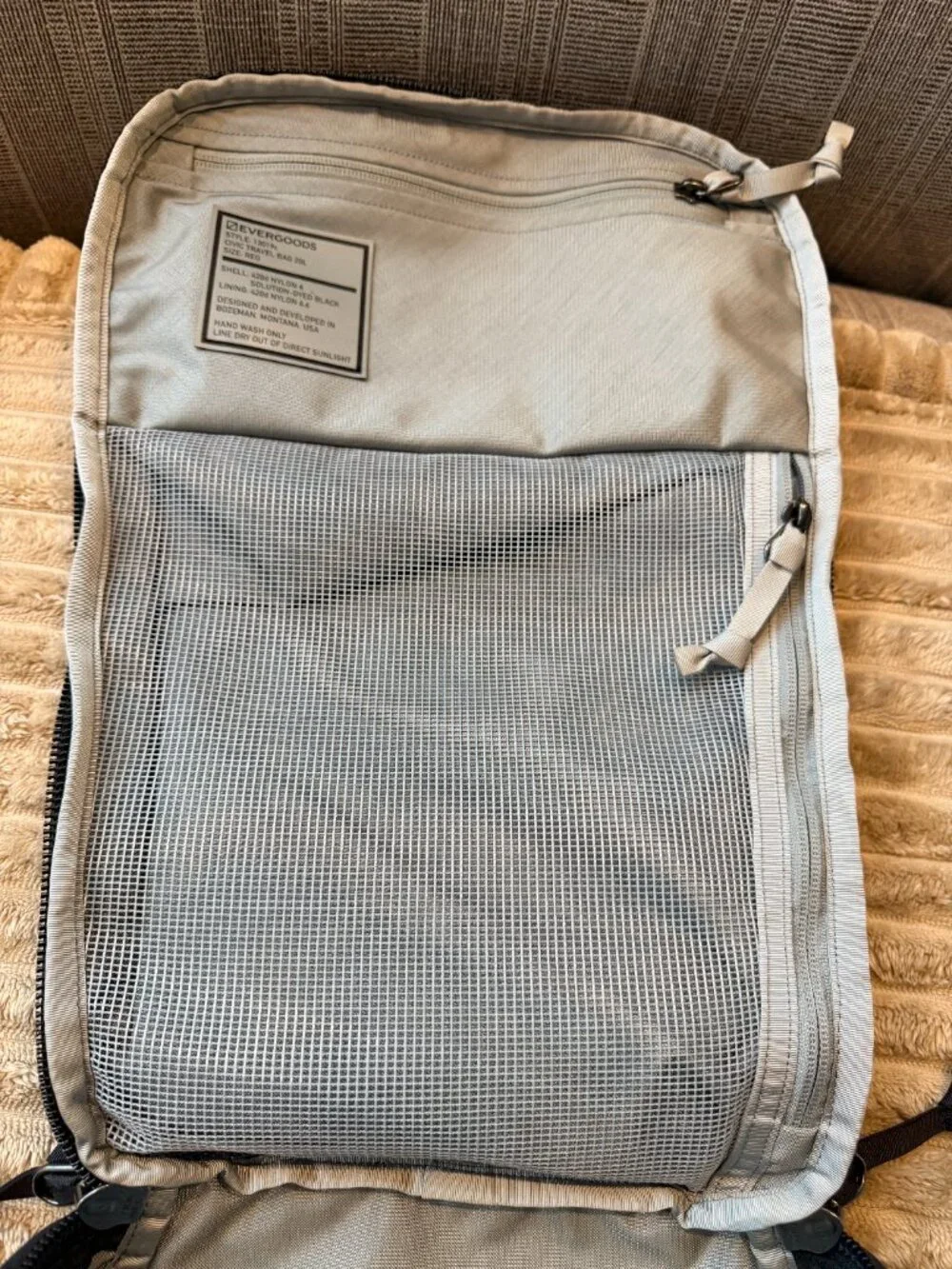 Evergoods Civic Travel Bag 20l Black